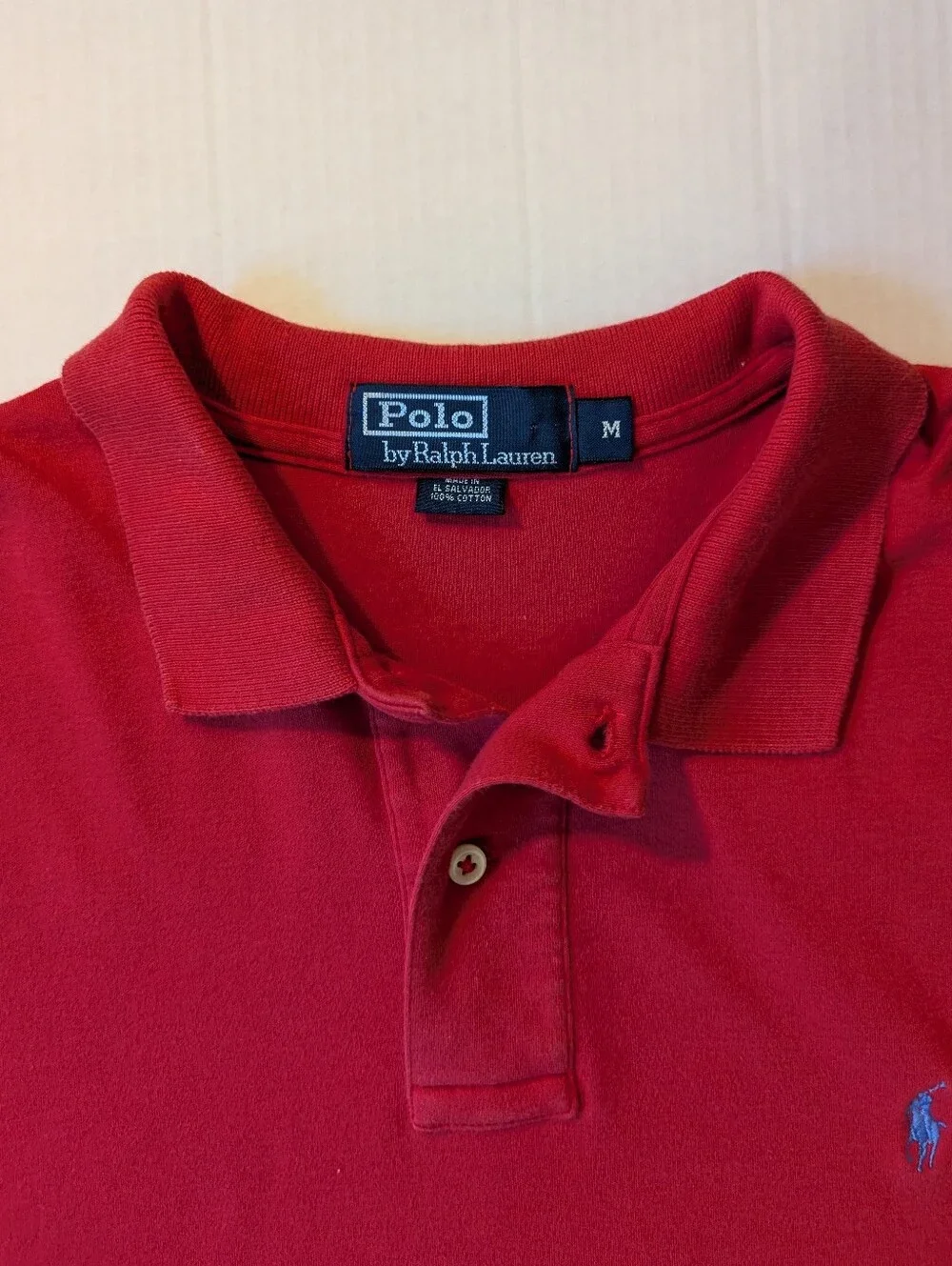 Polo by Ralph Lauren Short-Sleeved Red Men's Polo Shirt M